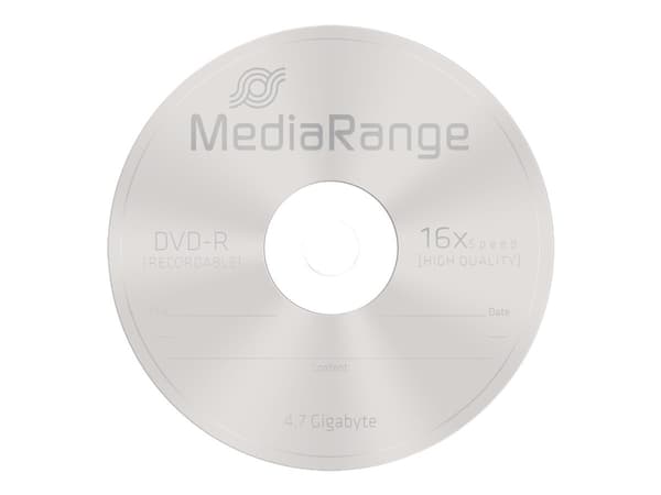 MediaRange - 10 x DVD+R - 4,7 GB (120 min) 16x - spindel