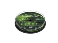 MediaRange - 10 x DVD+R - 4,7 GB (120 min) 16x - spindel