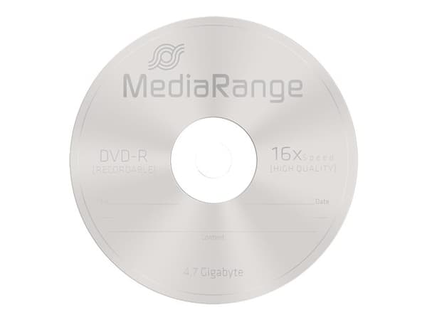 MediaRange - 10 x DVD+R - 4,7 GB (120 min) 16x - spindel