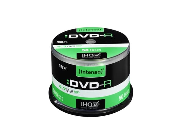 Intenso - 50 x DVD-R (G) - 4.7 GB (120 min) 16x - spindel