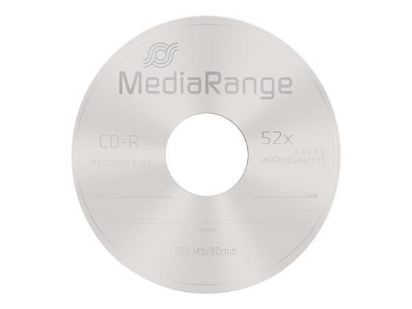 MediaRange - 25 x CD-R - 700 MB (80 min) 52x - spindel