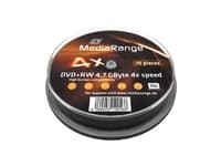 MediaRange - 10 x DVD-RW - 4,7 GB (120 min) 4x - spindel