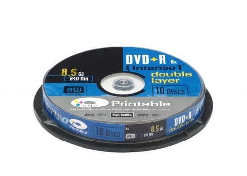 Intenso - 10 x DVD+R DL - 8.5 GB (240 min) 8x - spindel