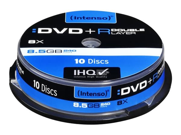 Intenso - 10 x DVD+R DL - 8.5 GB (240 min) 8x - spindel