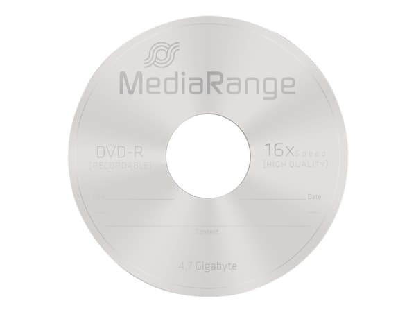 MediaRange - 50 x DVD+R - 4,7 GB (120min) 16x - spindel