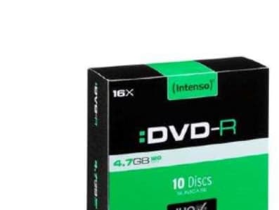Intenso - 10 x DVD-R - 4.7 GB (120 min) 16x - smalt cover