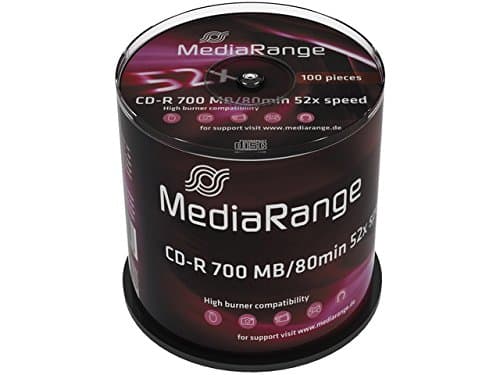 MediaRange - 100 x CD-R - 700 MB (80 min) 52x - spindel