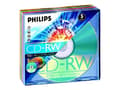 Pikkukuva 1 / 3: Philips - 5 x CD-RW - 700 MB (80 min) 4x - 12x - ohut CD-kotelo - 12x - ohut CD-kotelo