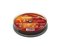 MediaRange - 10 x CD-RW - 700 MB (80 min) 12x - spindel