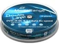 Miniatyrbild 5 av 5: MediaRange - 10 x DVD+R DL - 8,5 GB (240min) 8x - spindel