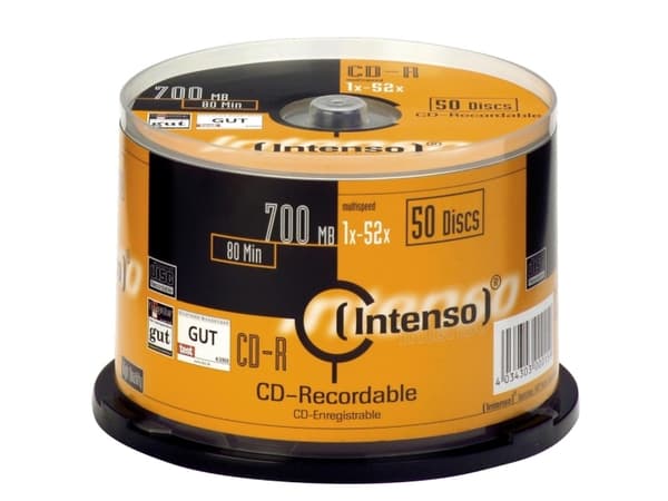 Intenso - 50 x CD-R - 700 MB (80 min) 40x - spindel