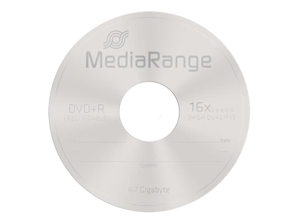 MediaRange - 50 x DVD+R - 4,7 GB (120 min) 16x - spindel