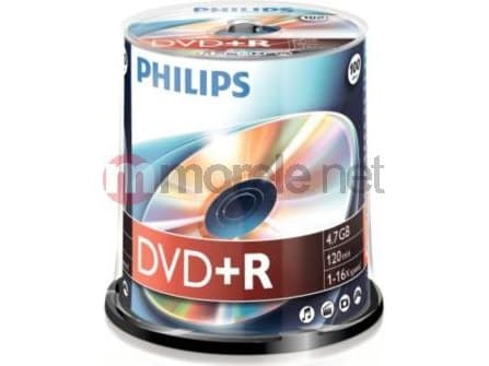 Philips DR4S6B00F - 100 x DVD+R - 4.7 GB (120 min) 16x - spindel