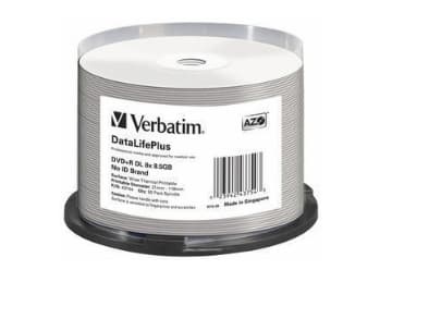 Verbatim DataLifePlus, DVD+R DL, Akseli, 50 kpl, 8,5 GB