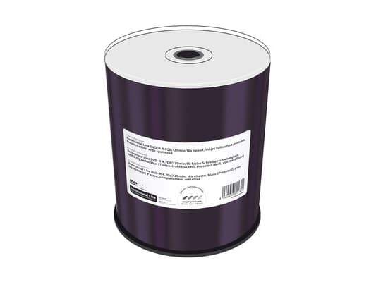 MediaRange Professional Line - 100 x DVD-R - 4.7 GB (120 min) 16x - hvit - blekkstråleskrivbar overflate - spindel