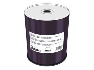 MediaRange Professional Line - 100 x DVD-R - 4.7 GB (120 min) 16x - vit - inre skrivbar plastring, återskrivbar yta - Tegel