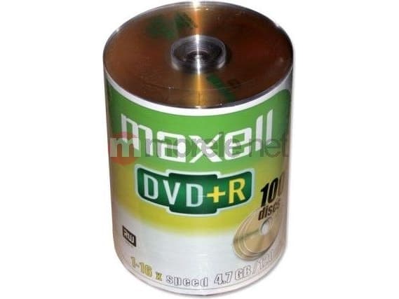 Maxell - 100 x DVD+R - 4,7 GB 16x - spindel
