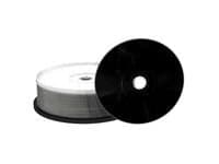 MediaRange - 25 x CD-R - 700 MB (80min) 52x - svart - yta utskrivbar med bläckstråleskrivare, inre skrivbar plastring - spindel