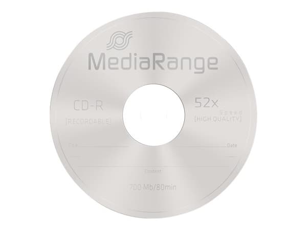 MediaRange - 50 x CD-R - 700 MB (80 min) 52x - spindel