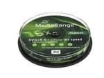 MediaRange MR453, DVD+R, 120 mm, Kakkulaatikko, 10 kpl, 4,7 GB