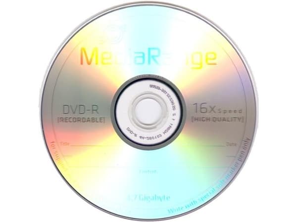 MediaRange - 100 x DVD-R - 4,7 GB 16x - spindel