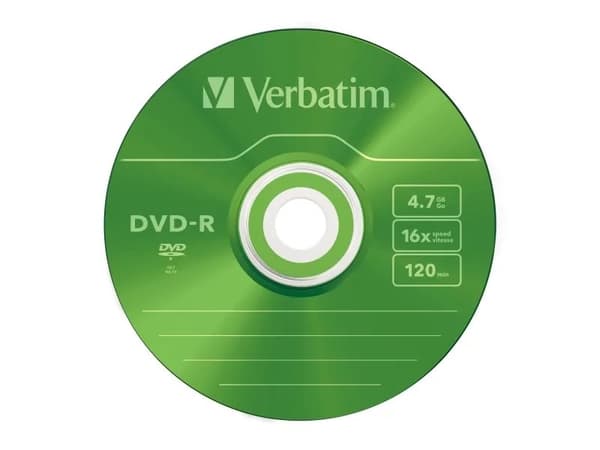 Verbatim Colours - 5 x DVD-R - 4.7 GB 16x