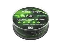 MediaRange - 25 x DVD-R - 4,7 GB (120 min) 16x - spindel