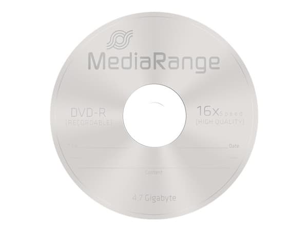 MediaRange - 25 x DVD-R - 4,7 GB (120 min) 16x - spindel