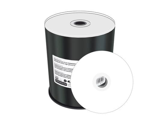 MediaRange Professional Line - 100 x CD-R - 700 MB (80 min) 52x - hvid - printbar overflade mustesuihkukäyttöön - kara