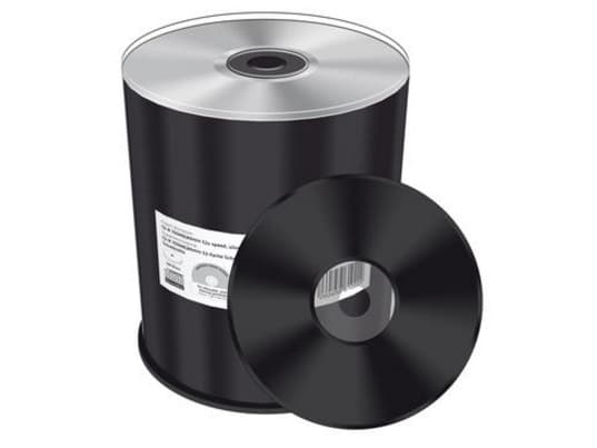MediaRange Professional Line - 100 x CD-R - 700 MB (80min) 52x - silver, svart, skinande - Tegel
