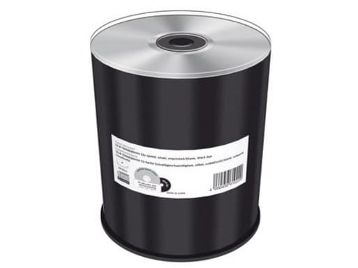 MediaRange Professional Line - 100 x CD-R - 700 MB (80min) 52x - silver, svart, skinande - Tegel