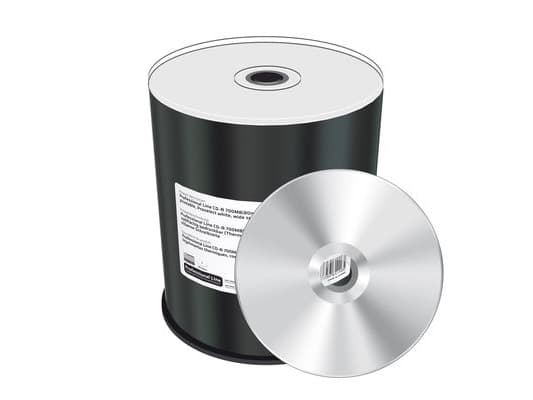 MediaRange Professional Line - 100 x CD-R - 700 MB (80min) 52x - vit - återskrivbar yta - Tegel