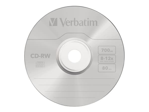 Verbatim - 10 x CD-RW - 700 MB 8x - 12x - cd-levyt - CD-levyt