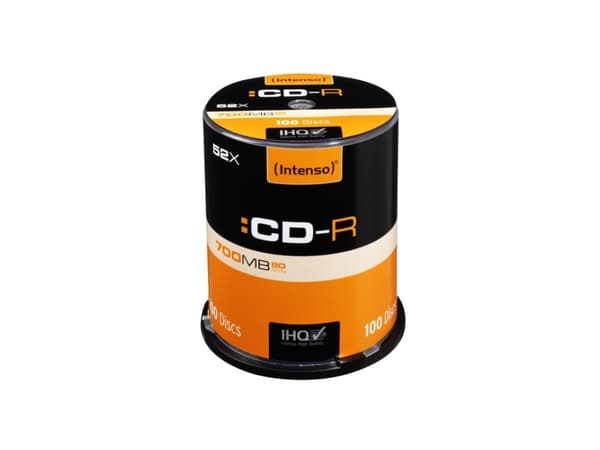 Intenso - 100 x CD-R - 700 MB (80 min) 52x - spindel