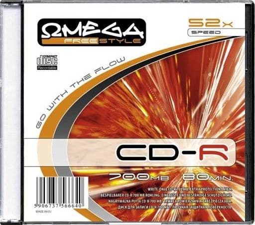 Omega CD-R 700 MB 52x 1 kpl (56113)