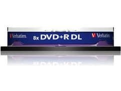Verbatim DVD+R DL 8,5 GB 8x 10 stykker (V43666)