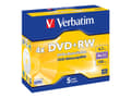 Pikkukuva 1 / 5: Verbatim DataLifePlus - 5 x DVD-RW - 4,7 GB 4x - cd-levyt