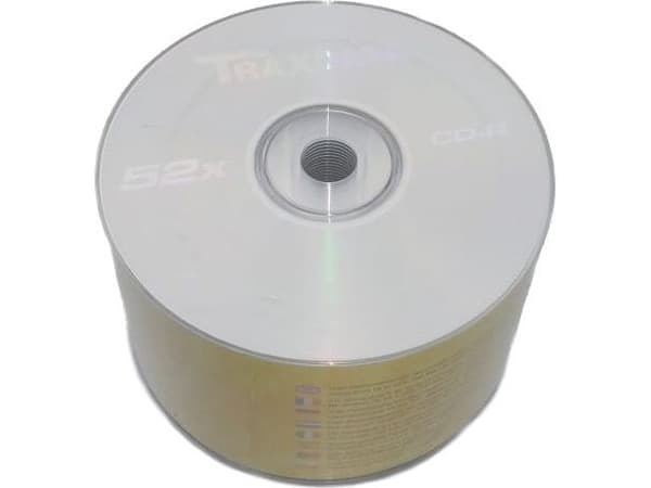 Traxdata CD-R 52x Valuepack, CD-R, 700 MB, 50 stykker, 120 mm, 80 min, Polykarbonat