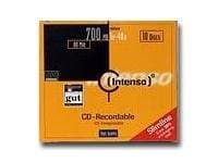 Intenso - 10 x CD-R - 700 MB (80 min) 40x - smalt cover