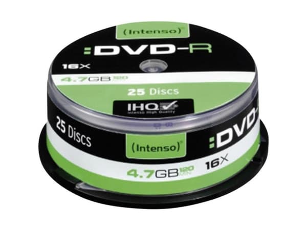 Intenso - 25 x DVD-R - 4.7 GB 16x - spindel