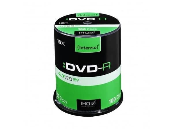 Intenso - 100 x DVD-R - 4.7 GB 16x - spindel