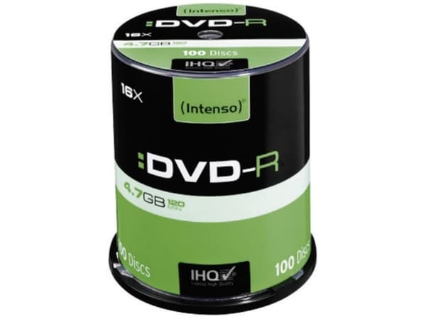 Intenso - 100 x DVD-R - 4.7 GB 16x - spindel