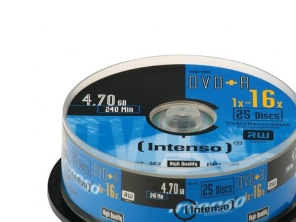 Intenso - 25 x DVD+R - 4.7 GB 16x - spindel