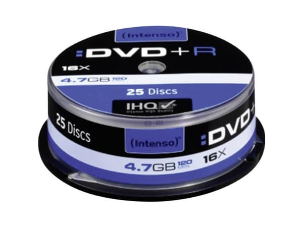 Intenso - 25 x DVD+R - 4.7 GB 16x - spindel