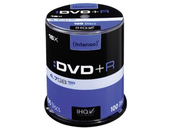 Intenso - 100 x DVD+R - 4.7 GB 16x - spindel