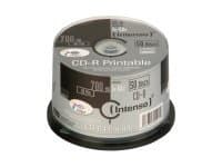 Intenso - 50 x CD-R - 700 MB (80 min) 52x - blekkstråleskrivbar overflate - spindel