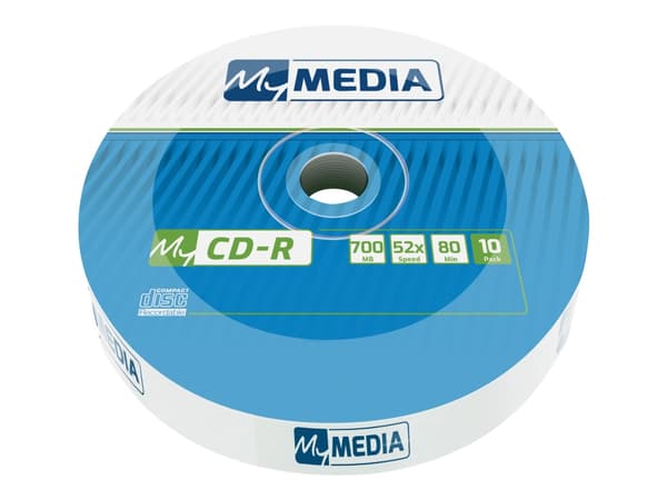 My Media CDR MY MEDIA 700MB WRAP (10 SPINDLE)