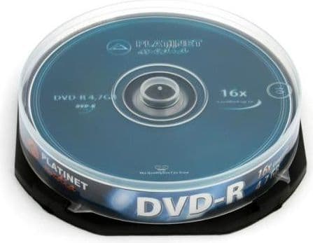 Platinet VD1610+, DVD+R, 120 mm, 10 stykker, 4,7 GB