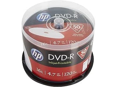 HP DME00025WIP DVD-R 4.7 GB 50 kpl karaa