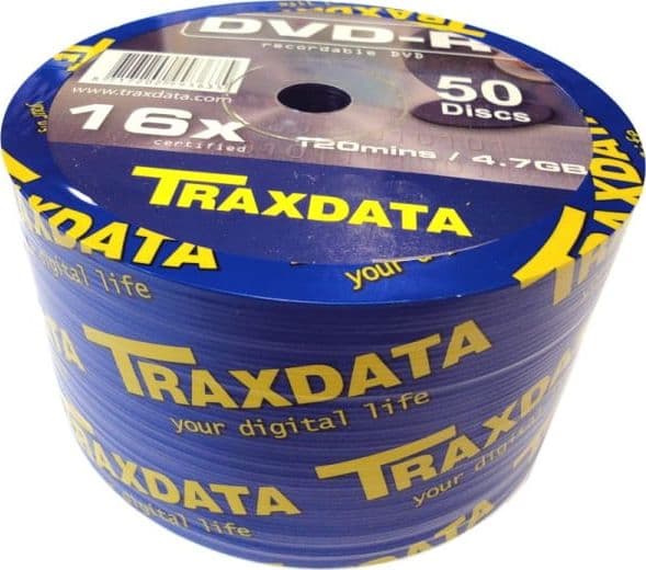 Traxdata TRAXDATA DVD-R 4.7GB 16X VALUE PACK SP * 50 907WEDRTRA004